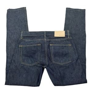 Buck Mason 29x30 Men's Selvedge Slim Jeans - Dark Indigo Blue